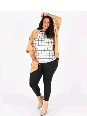 Lularoe Solid Black Leggings TC2 New In Pkg With Tags Size 18+